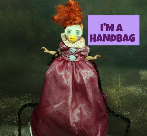 Victorian Clown Doll Handbag