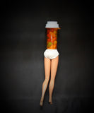 Pill Bottle with legs