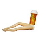 Pill Bottle with legs